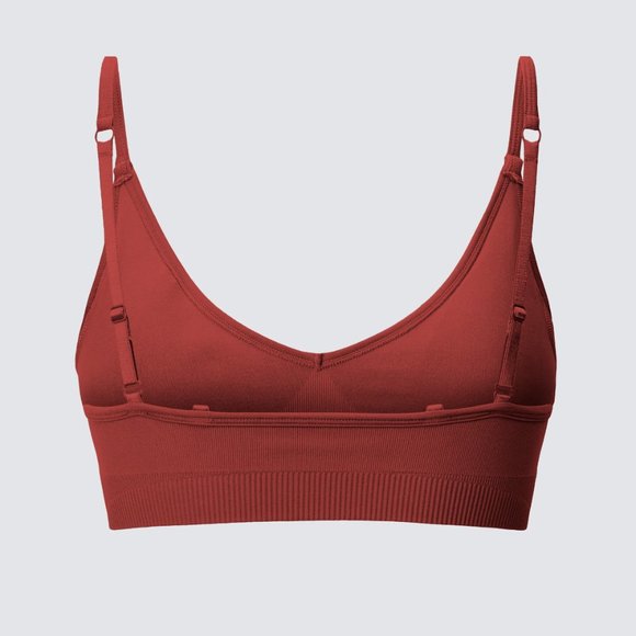 NWT House iD Seamless Bra — Workout Bralette, Mars Red Small - Picture 3 of 5